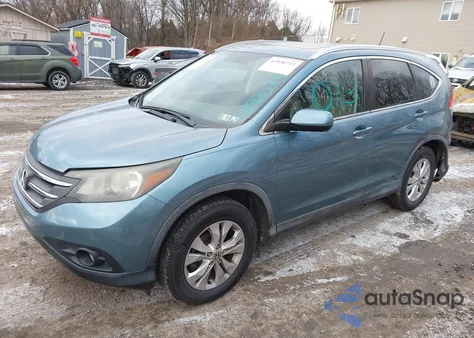 2014 Honda Cr-V Ex-L из США, поврежденный, VIN 5J6RM4H7XEL057892